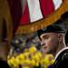 A member of the The University of Michigan Tri Service ROTC before the game on Monday. Daniel Brenner I AnnArbor.com